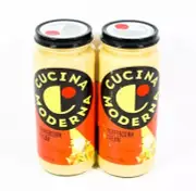 2 Cucina Moderna PEPPERCORN CREAM RecipeNo.15 Pasta Sauce jar15.5oz each 06/2026
