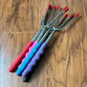 (5) Extendable Marshmallow Roasting Sticks Extra Long 45'' Stainless Steel