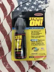 Hardline Products Sticker-On! Decal Application Fluid 2 Ounces NEW OLD STOCK