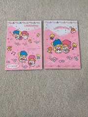 Sanrio Little Twin Stars Notebooks With Stickers Pink