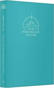 Peak Performance Planner. Undated Life Planner. Daily, Mindfulness, Reflections. A5 size. Start Anytime. (Turquoise)