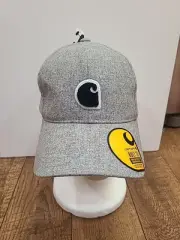NWT Carhartt Gray Wool Blend C Patch Cap Hat One Size