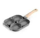 Non-stick Four-hole Omelette Eggs Pancake Maker Frying Pan Kitchen
