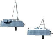 YZ700633 1/700 Model Upgrade Parts Japan Navy Mogami Heavy Cruiser Main Gun