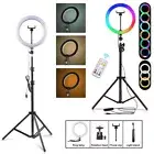 10" /13" LED Ring Light & Stand for Youtube Tiktok Makeup Video Phone Selfie