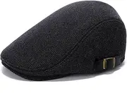 [SAKTHIVEL] Men's Flat Cap Beret Cap Newsboy Driving Cabbie Flat Cap Autumn Winter