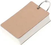 Operitacx 300 Stocks Note Bookmark Scratch Pads Study Cards Scetch Binder Ring Notebook Card Kraft Student White Memorandum Learning Cards