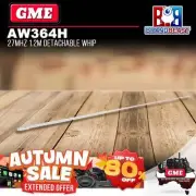 GME AW364H 1200mm Marine 27mhz Antenna Whip - White