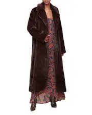 Avec Les Filles Faux Fur Maxi Coat