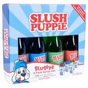 4pc Fizz Creations Slush Puppie Syrup Set Raspberry/Strawberry/Cola/Lemon & Lime