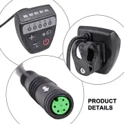 Black Simple Display for For bafang BBS01 02 M400 M620 Midmotor Basic Functions
