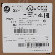 Free Tax 22F-D4P2N103 AB PowerFlex 4M 1.5 kW 2 HP AC Drive New Factory Sealed