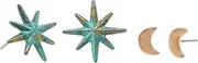 [ROBERT LEE MORRIS] Celestial Patina Stud Earring Set, One Size, Metal, No Gemstone