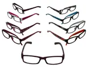 CLEARANCE LOT 6 DEAL WOMEN SALE READING GLASSES ASST LADIES +2.00 LR3516