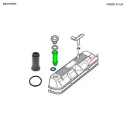 LAND ROVER OIL FILLER NECK DISCOVERY 2 II RANGE P38 99-02 ERR6555 564258 BP (for: Land Rover)
