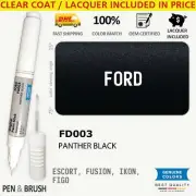 FD003 Touch Up Paint for Ford Black ESCORT FUSION IKON FIGO PANTHER BLACK Pen St