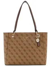 [Guess] Noelle Ii Tote Bag in Latte Logo/Brown