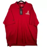NWT Budweiser Clydesdales Adidas Climalite Red Polo Shirt Collectible Size 3X