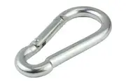 Zinc Snap Hook Clip Camping Climbing Lock Carabiner 4 6 8 10 12 14 mm