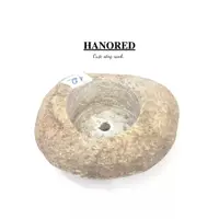 在飛比找蝦皮購物優惠-Hanored 優質天然石盆,用於種植石蓮花、景觀、仙人掌圖