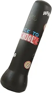 TOKIDNY Freestanding Inflatable Boxing Sandbag Column for Adults and High Tumbler Design Enhances Hand Eye Coordination Agility and Arm Strength for Home Fitness Training