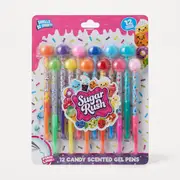 12 Pack Sugar Rush Candy Scented Gel Pens