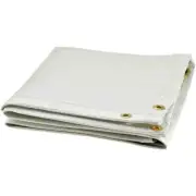 Steiner 367-8X8 GlassWeb 35 oz White Fiberglass Fire Proof Welding Blanket