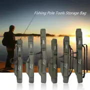 Portable folding fishing canvas fishing rod tool storage bag M3P0
