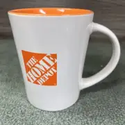 The Home Depot White and Orange Logo Coffee Cup Mug / Tea Cup