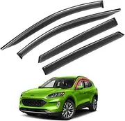 Window Visors Rain Guards for Car Windows with Fit for 2020-2022 Ford Escape, 4pcs Sun/Rain Guards, Smoke Window Deflectors