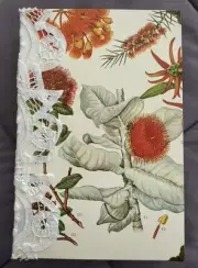 Handmade Junk Journal Floral/Flower Hard Cover Vintage