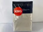 Ralph Lauren RL-464 Percale Cotton FLAT Bed Sheet King, Beige Color MSRP $145