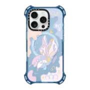 iPhone 16 Pro Bounce Case MagSafe Compatible Transparent Butterfly