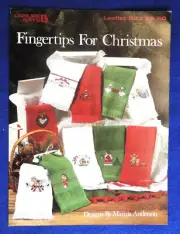 Fingertips for Christmas Leisure Arts Leaflet #593 Marina Anderson 1988 Vintage