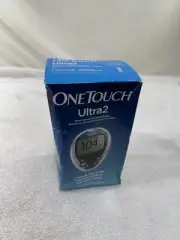 OneTouch Ultra2 Glucose Monitor Meter Glucometer Tested Working W/ Case & Lancet