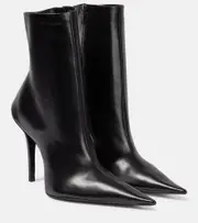 [Balenciaga] Balenciaga Witch 110 leather ankle boots AU 8 black