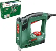 Bosch Home & Garden 50W Electric Stapler Nailer, Includes 1000 Staples, DuoTac, Woodworking, DIY (PTK 14 EDT)