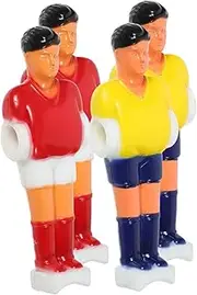 ifundom Soccer Player Statues Durable Foosball Figures for Tabletop Football Games Dolls with Smooth Surface for Standard Tables