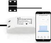 Smart WiFi Garage Door Opener Remote Controller Device Support for Alexa for Google and IFTTT Compatible with Your Smartphone(US Plug)