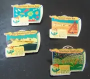 4 Sydney 2000 olympic torch relay pins
