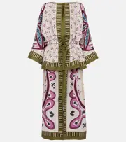 [La DoubleJ] La DoubleJ Apericena printed silk dress UK 8 multicoloured