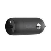 Belkin Boost Up 30W USB-C PD3.0 PPS Car Charger USB-C to Lightning Cable - Black