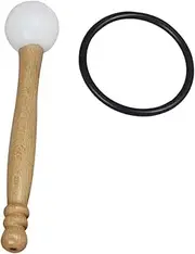 JOINPAYA 1 Set Lightweight Rubber Mallet for Sound Bowls Easy to Use Striker for Singing Bowls and Gongs Workmanship for Sweet Tone Compact Design for Portability