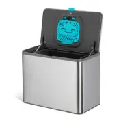 1.3 Gal Stainless Steel Compost Bin with Odor Control & Removable Liner