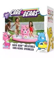 New Care Bears Cheer Bear Deluxe Inflatable Splash Pad with Sprinkler System