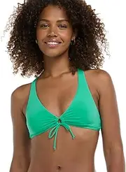 [EIDON] Women's Standard Priscilla Bikini Top Swimsuit with Tie Front Detail