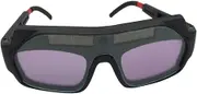 Welding Goggles Auto Darkening, Shock-Proof Eyeglasses, Shock Scratch Resistant Auto Darkening Welder Goggles for TIG ARC MIG Plasma Cutting Construction Lab Grinding