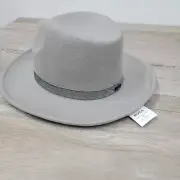 NWT RVCA Fedora Hat Mens One Size Wool Felt Adults Casual PM Tenore