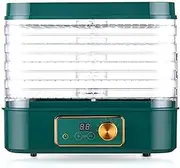 Fruit Dryer Dehydration 5 Tray Food Dehydrator with Digital Display, Fruit Drying Machine with Timer and Temperature Control, for Fruit/Veg/Meat/Herbs/Seeds