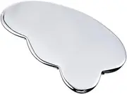 MERRYHAPY 1Pc Terahertz Ox Horn Massage Board Heart Shape Scraping Tool for Facial Care Reduces Dark Circles Puffiness Improves Skin Tone for Relaxation Skincare Routine